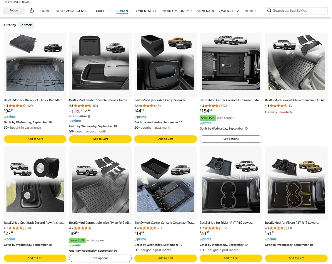 Rivian R1T R1S BestEvMod Limited-Time Discounts Are Live! 1757069778074-ad