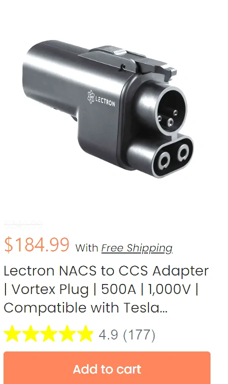 Rivian R1T R1S Amphenol is First Supercharger adapter to receive UL certification 1757547190294-bh