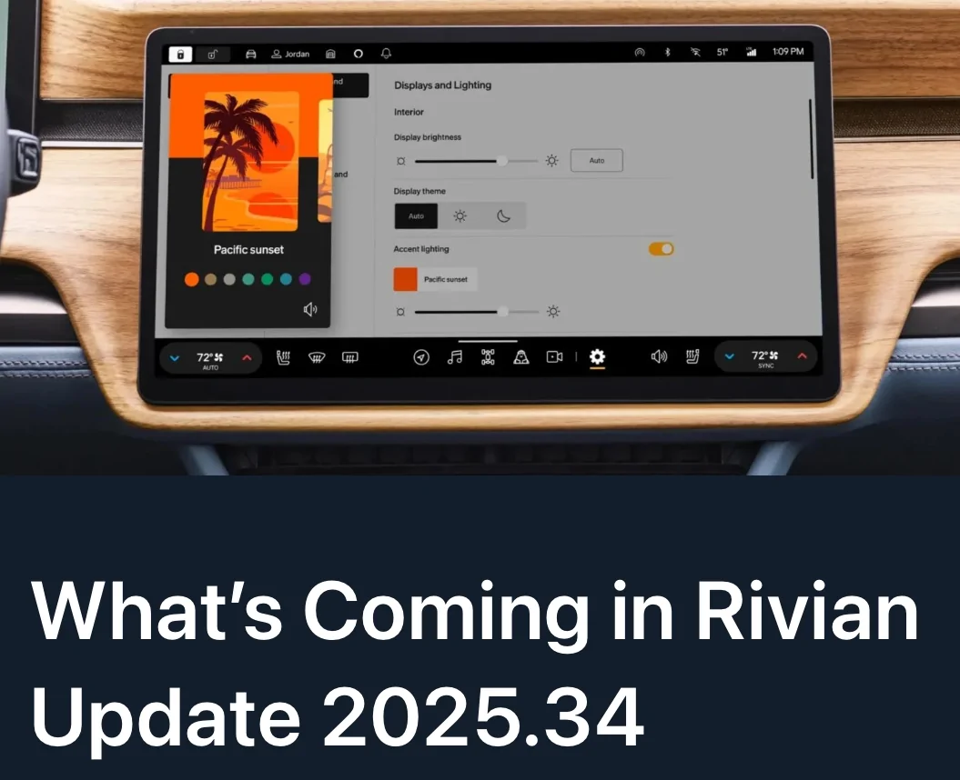 Rivian R1T R1S Rivian Update 2025.34 Now Downloading! - Upgrades / Fixes to Expect IMG_0225