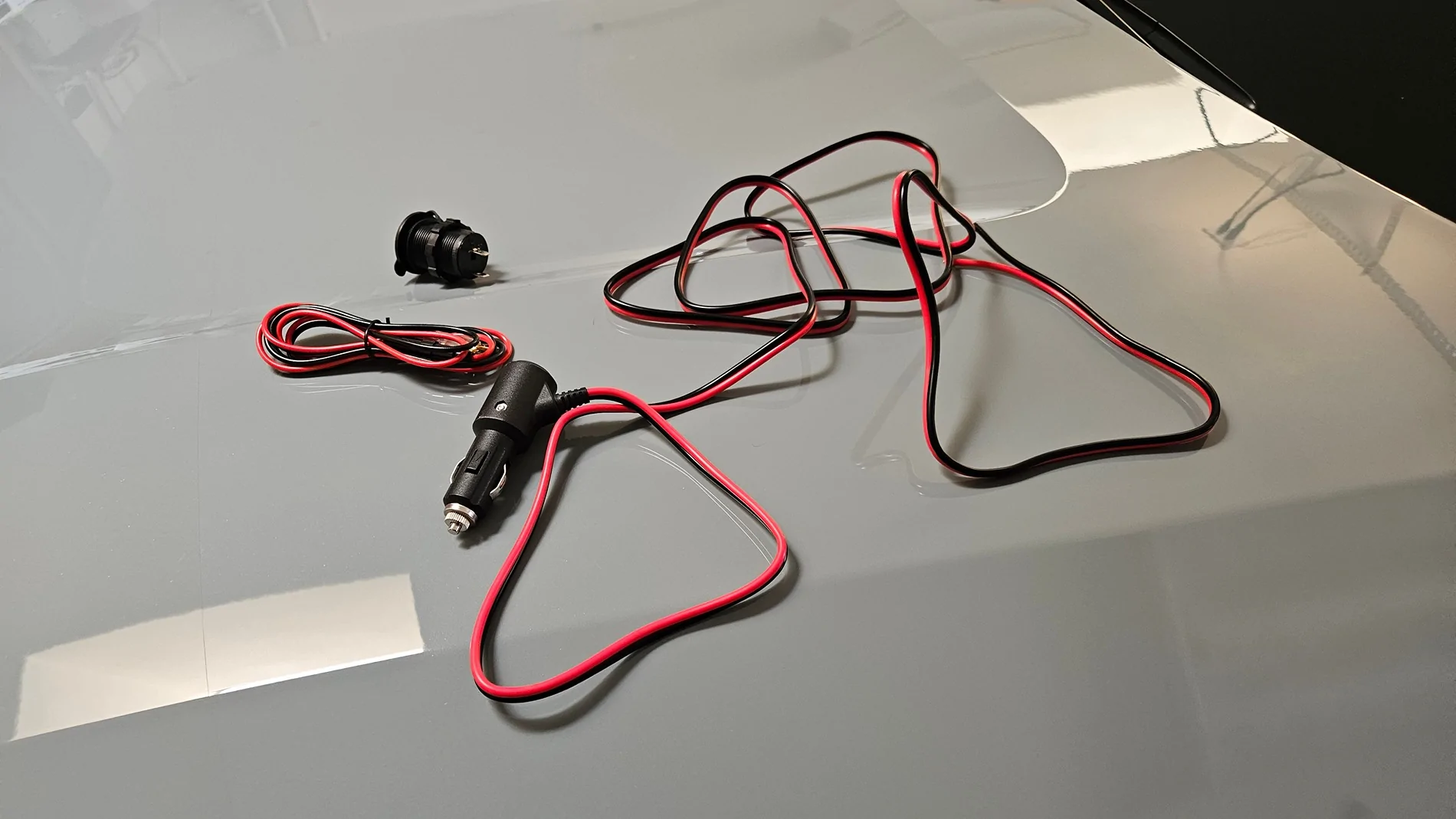 Rivian R1T R1S Added 12v outlet to R1T bed. 20250912_172437