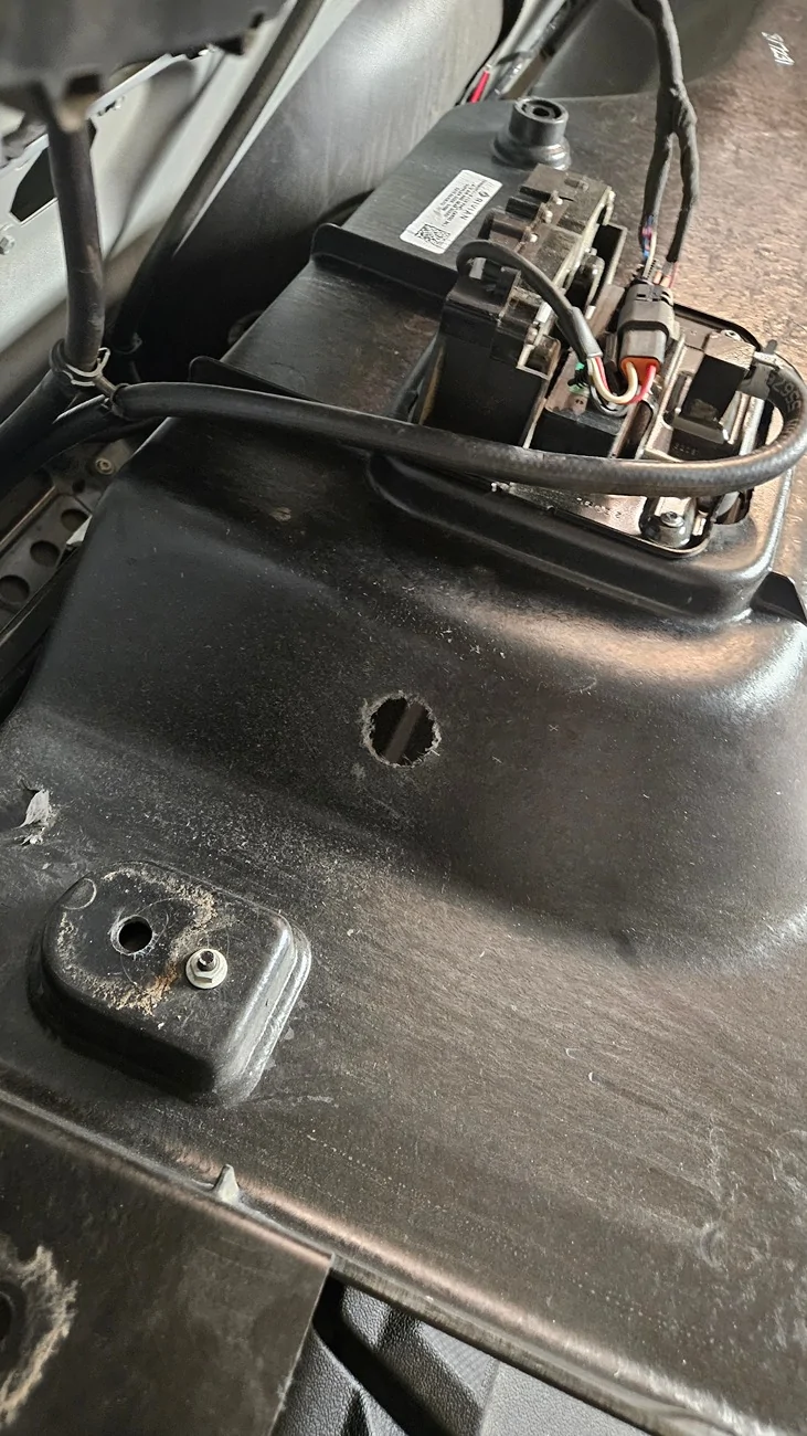 Rivian R1T R1S Added 12v outlet to R1T bed. 20250912_194506