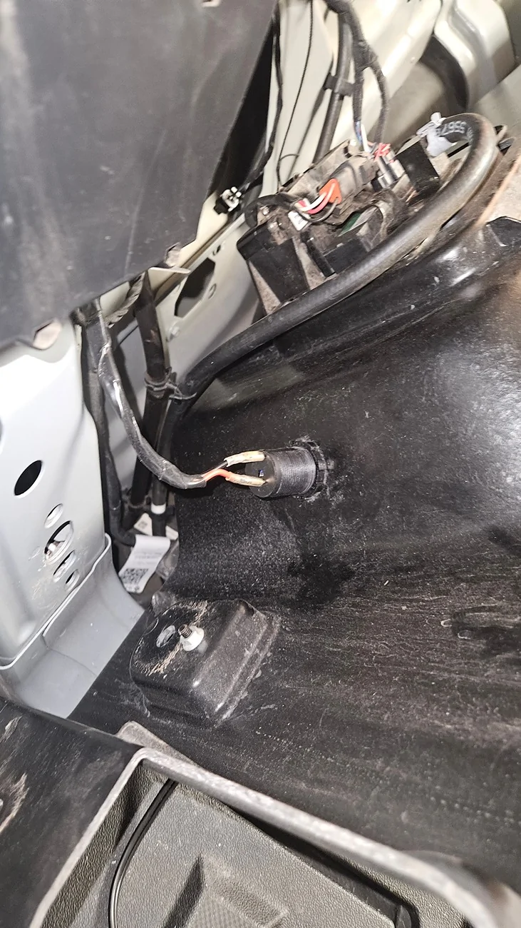 Rivian R1T R1S Added 12v outlet to R1T bed. 20250912_205710