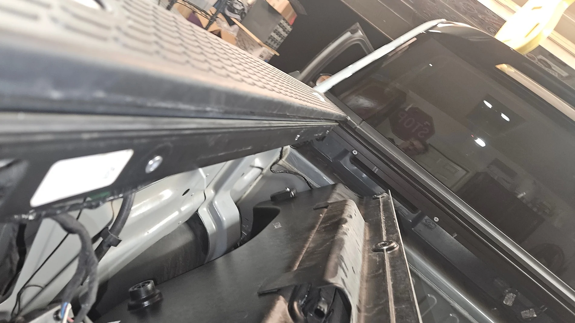 Rivian R1T R1S Added 12v outlet to R1T bed. 20250912_205715