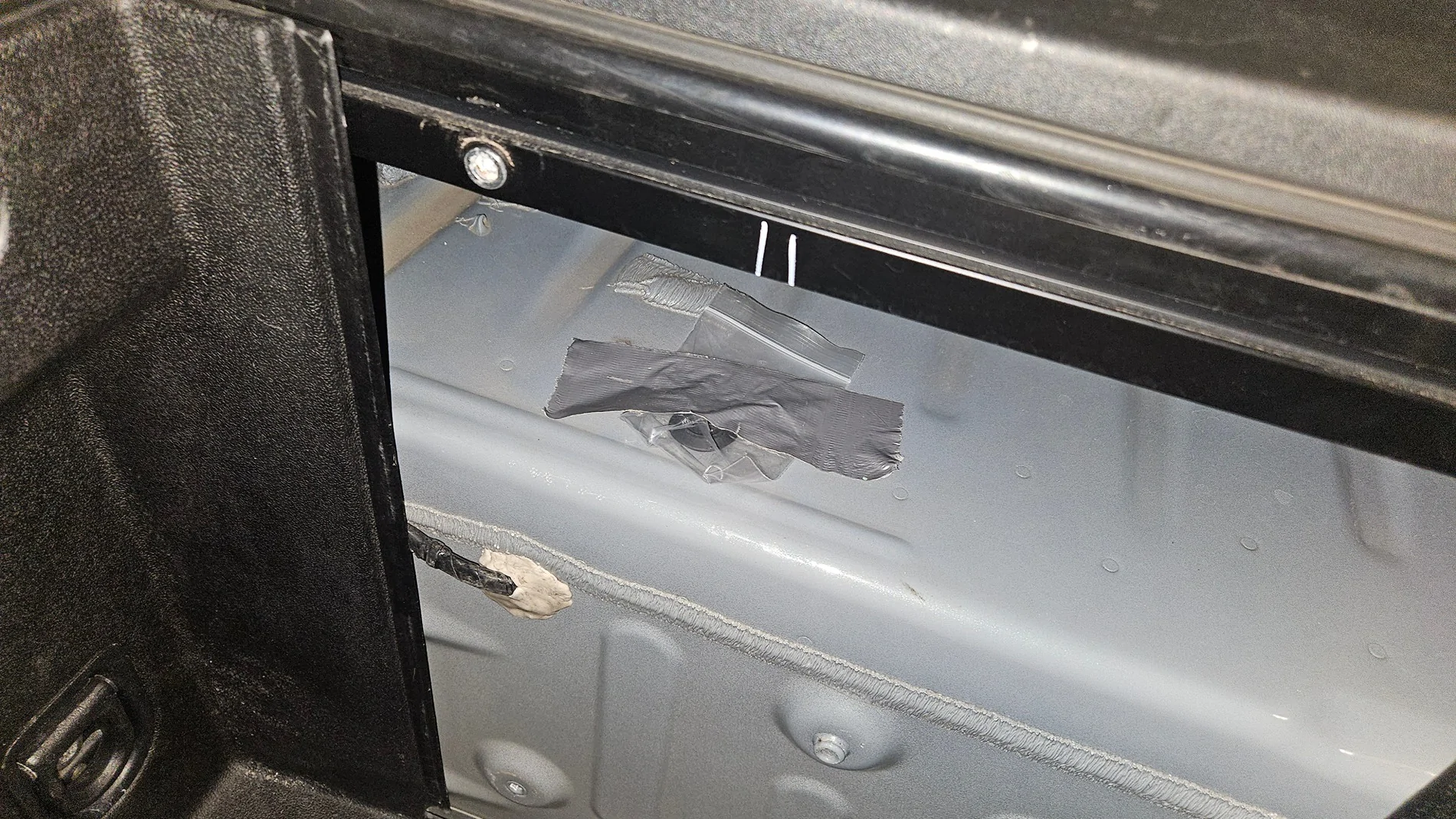 Rivian R1T R1S Added 12v outlet to R1T bed. 20250912_212149