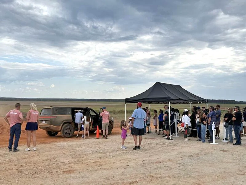 Rivian R1T R1S Georgia Plant for R2 / R3 / R3X groundbreaking today! [Official Press Release Update] Rivian Georgia plant site groundbreaking ceremoney events 3