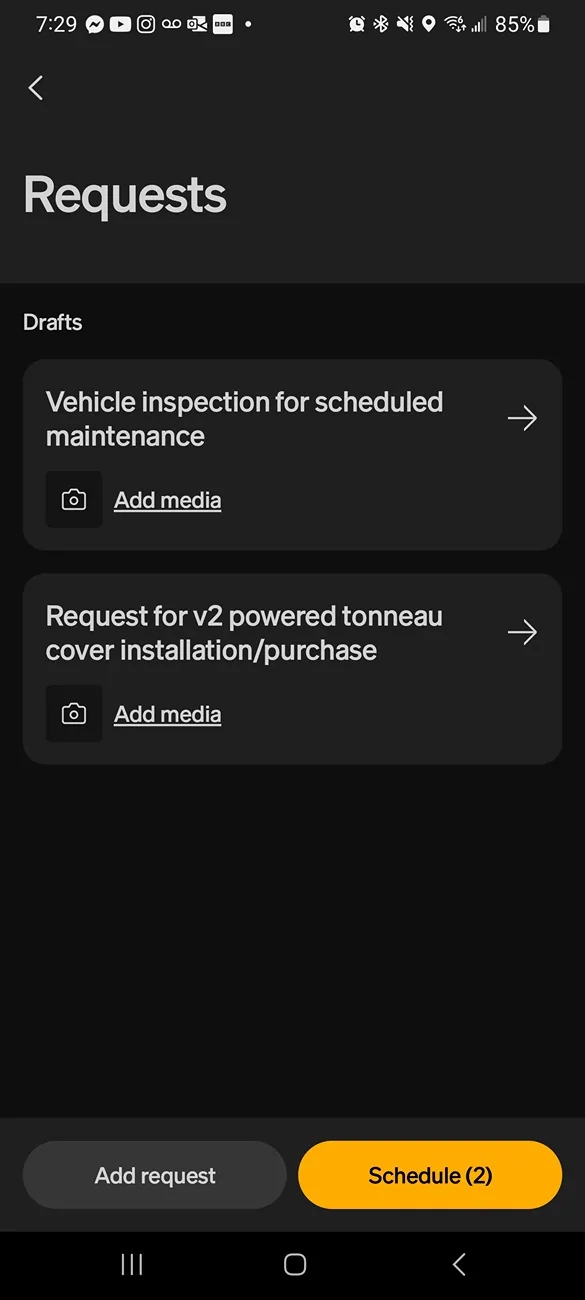 Rivian R1T R1S Powered Tonneau Retrofit Date TBD? Screenshot_20250917_072953_Rivian