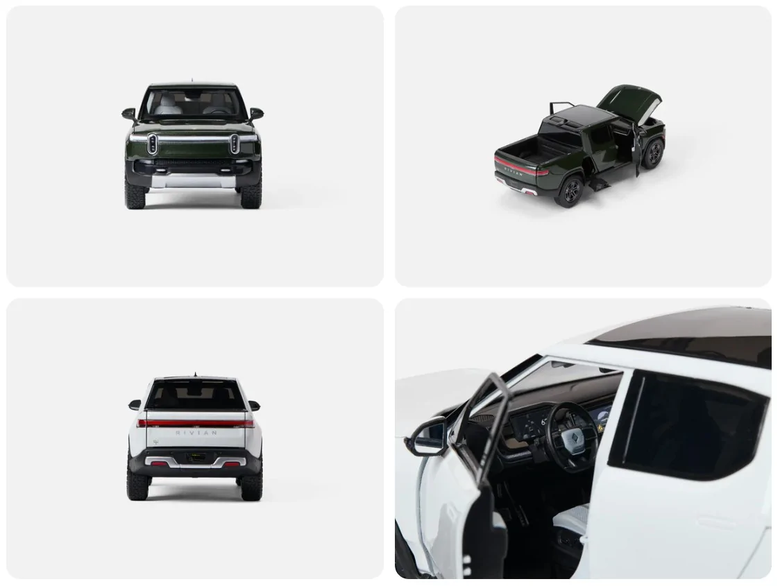 Rivian R1T R1S R1T Mini Diecast 1:20 Scale Car + More Gear Shop Items Released Screenshot 2025-09-18 105729