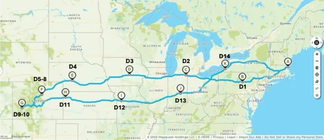 Rivian R1T R1S 5,012 mile journey with a teardrop trailer 1-2