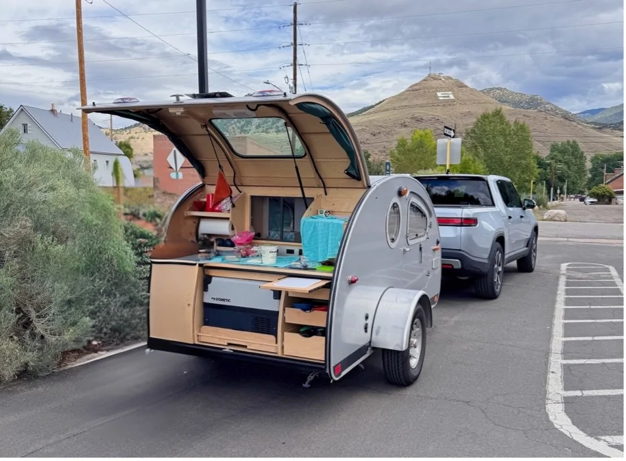 Rivian R1T R1S 5,012 mile journey with a teardrop trailer 3-5