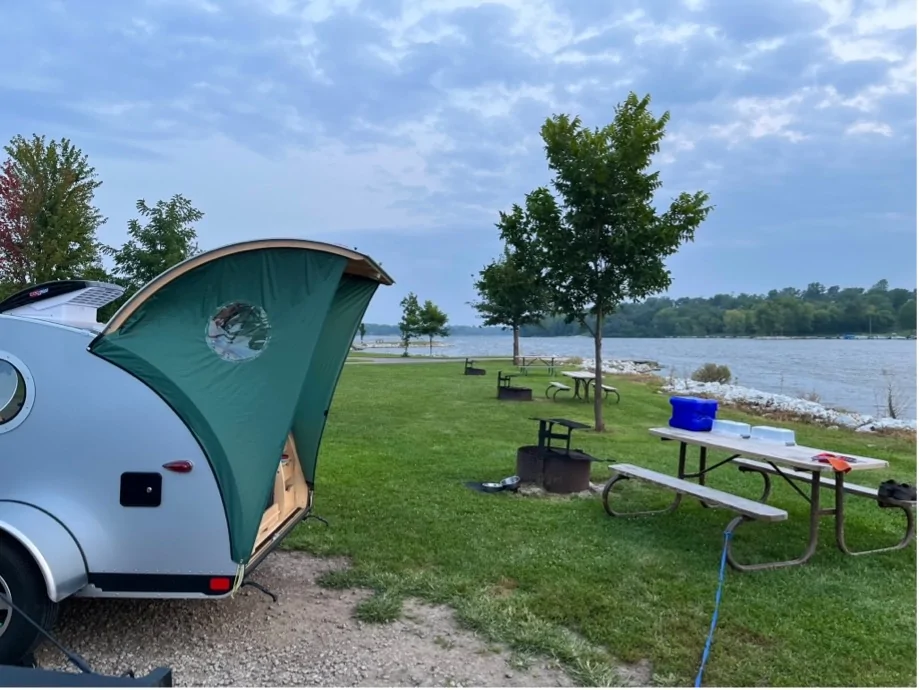 Rivian R1T R1S 5,012 mile journey with a teardrop trailer 4-1