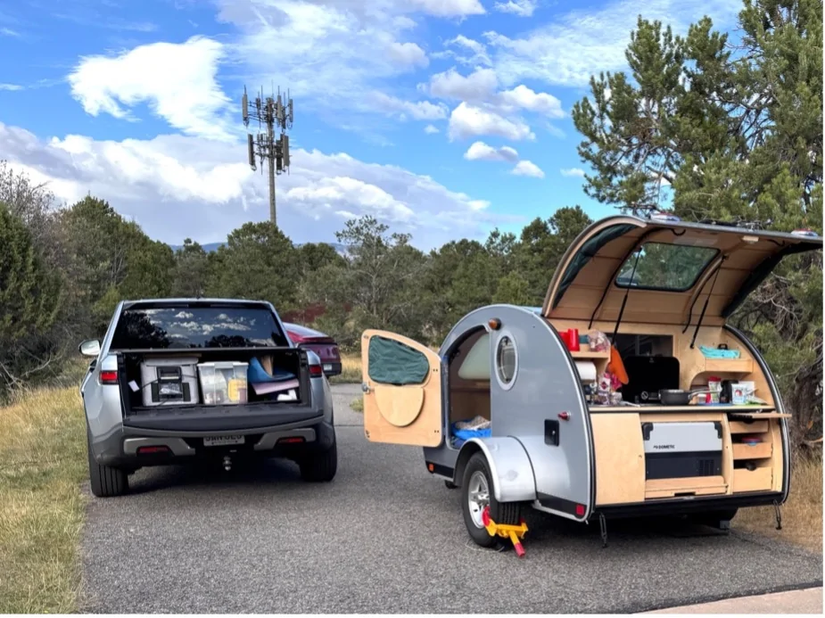 Rivian R1T R1S 5,012 mile journey with a teardrop trailer 4-3