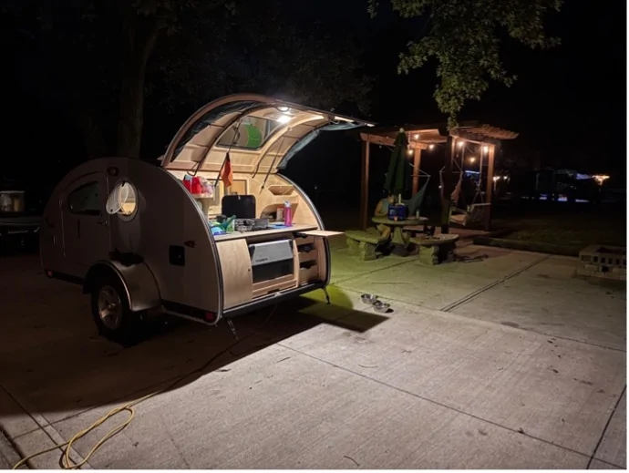 Rivian R1T R1S 5,012 mile journey with a teardrop trailer 4-5