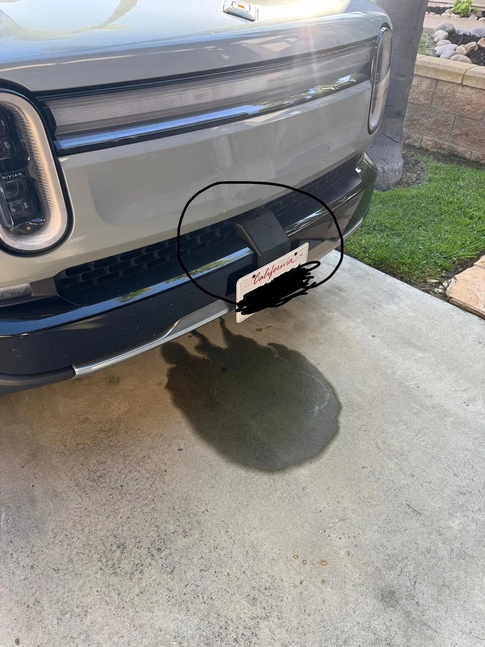 Rivian R1T R1S Windshield washer fluid leaking from front camera- easy fix? IMG_6917