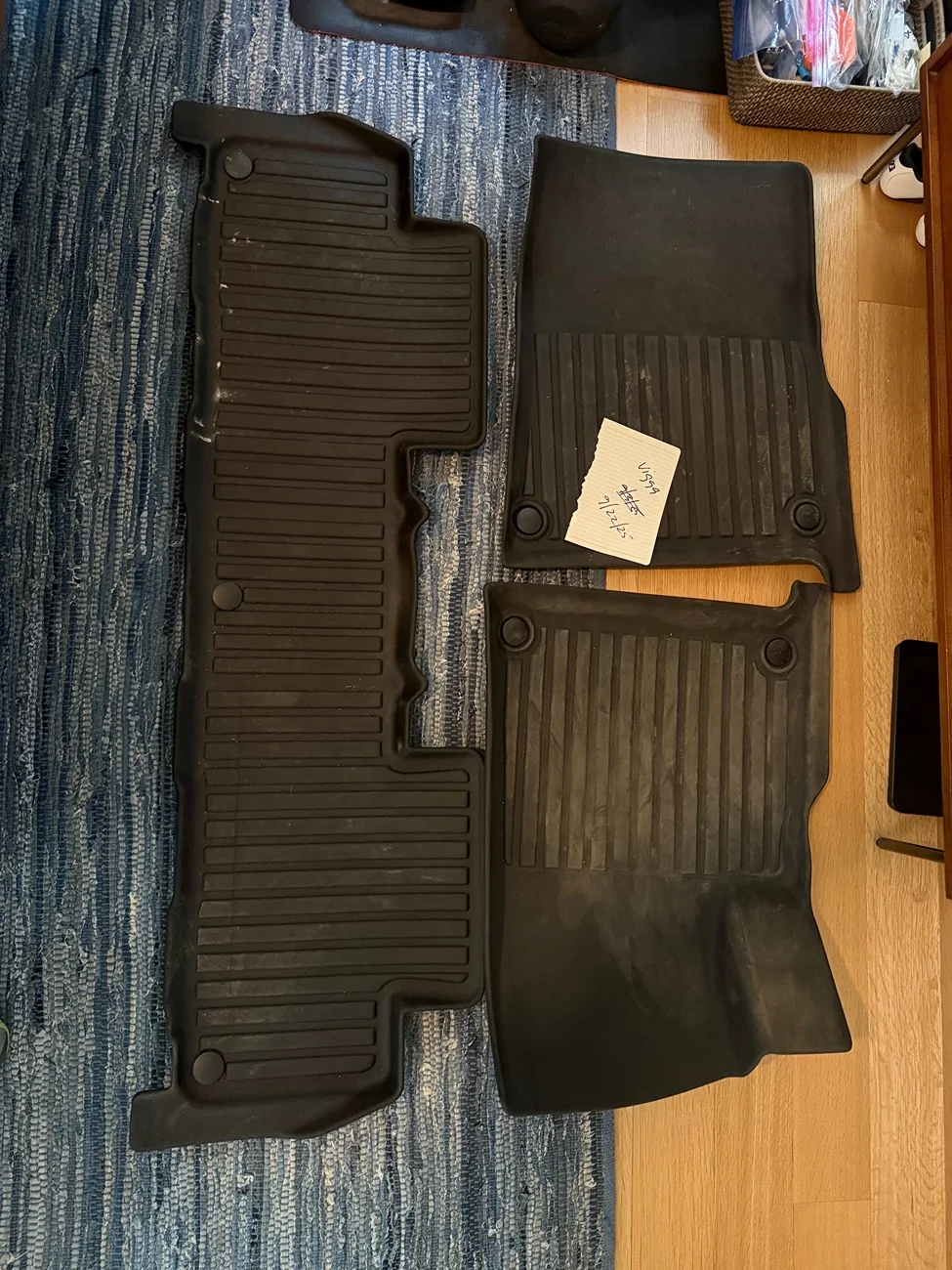 Rivian R1T R1S LinerX Gen1 R1S Front and Second Row Liners IMG_6101