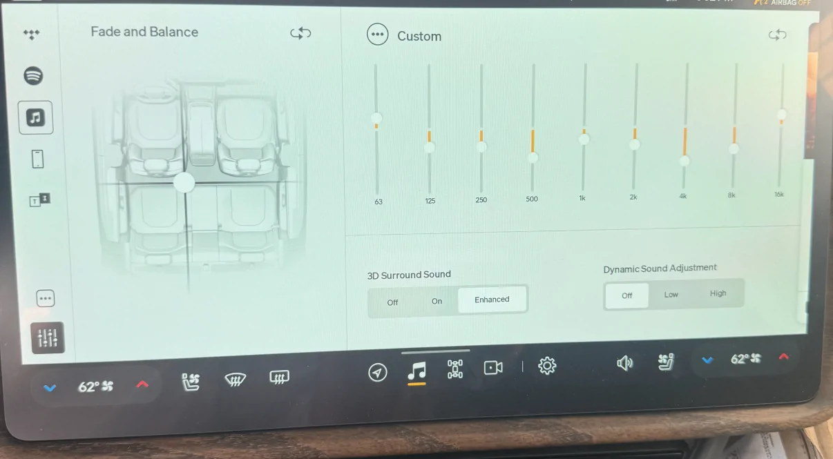 Rivian R1T R1S Gen2 R1S Sound quality IMG_6516