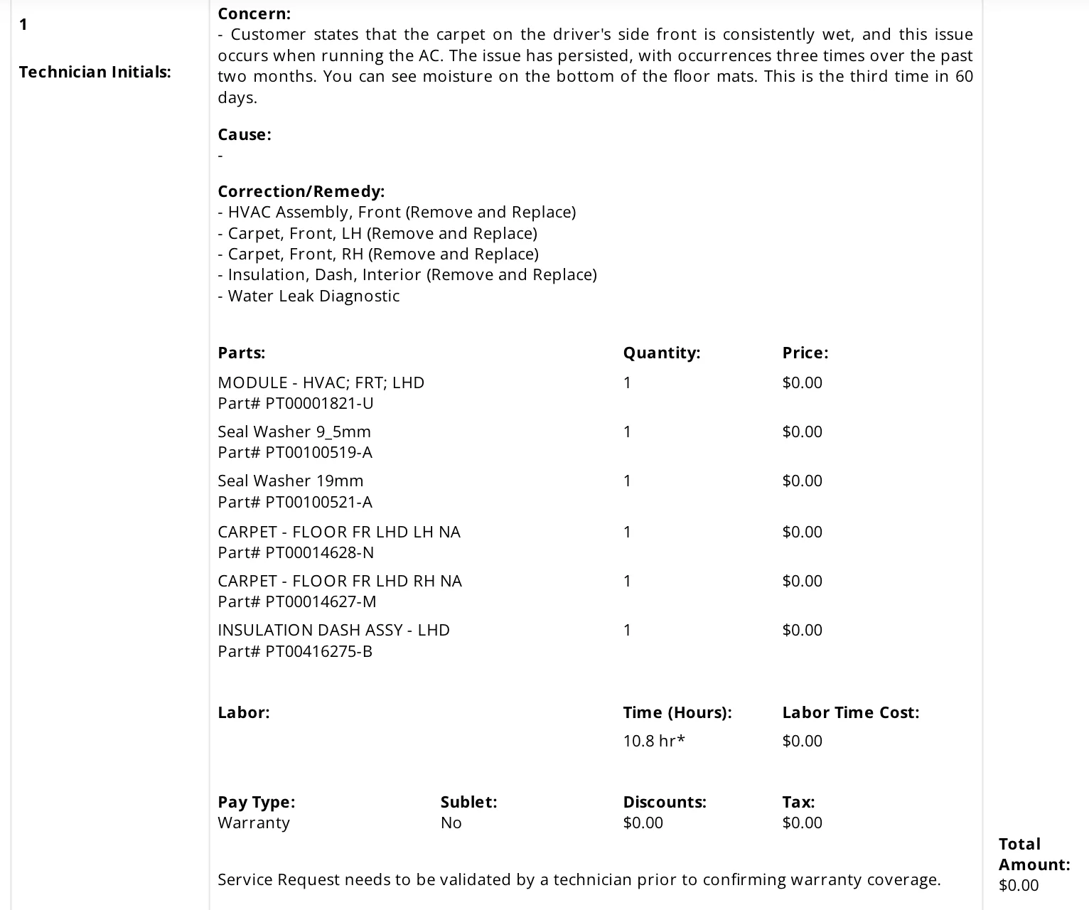 Rivian R1T R1S PSA: Make Sure to Check Your Driver Side Mats and Passenger Side Mats for Moisture after HVAC drain Plug Campaign RCA-26-24-002-1 Screenshot 2025-09-23 at 9.08.18 PM