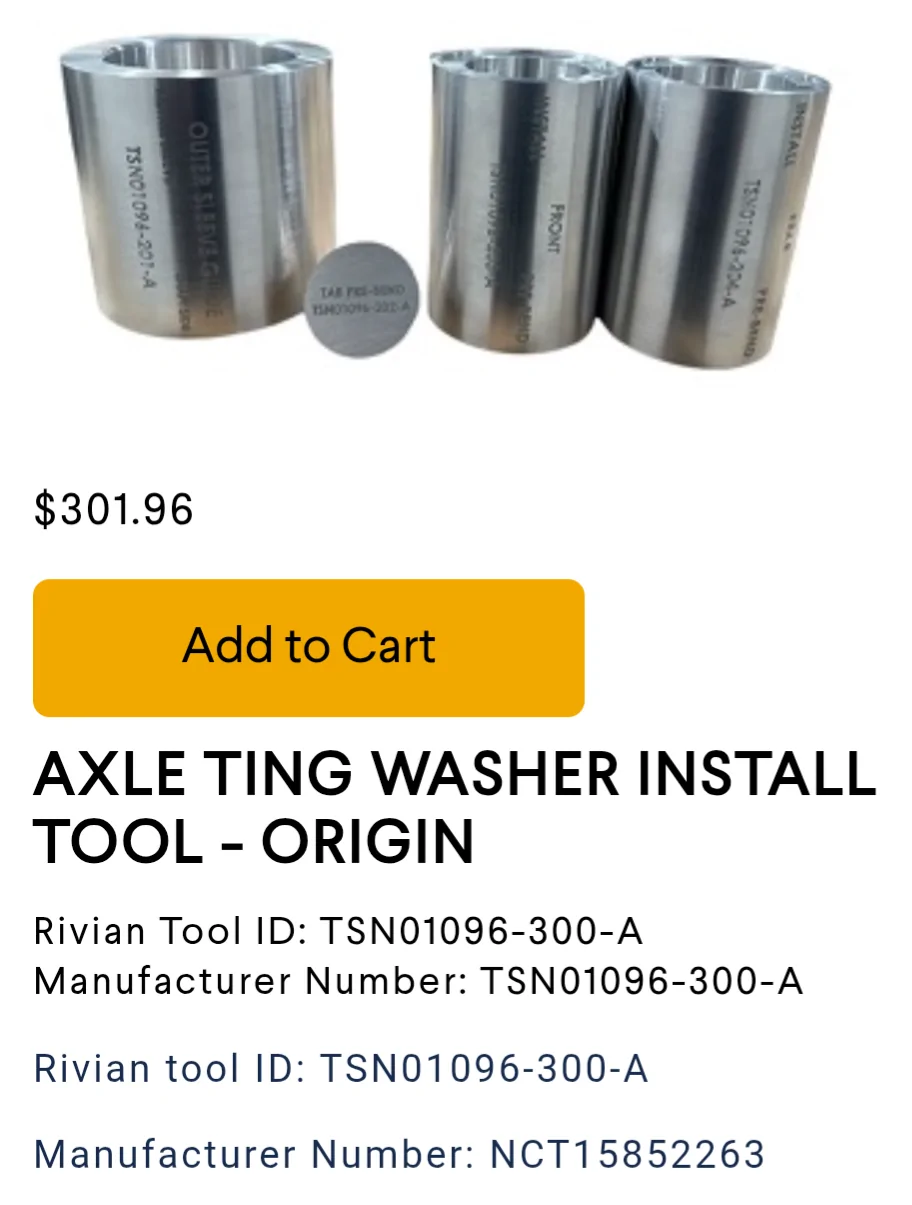 Rivian R1T R1S Half-Shaft issue thread 1000005965
