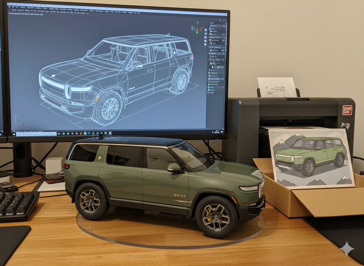 Rivian R1T R1S Fun AI Images of Your Rivian - Try This and Post Yours OliveModel
