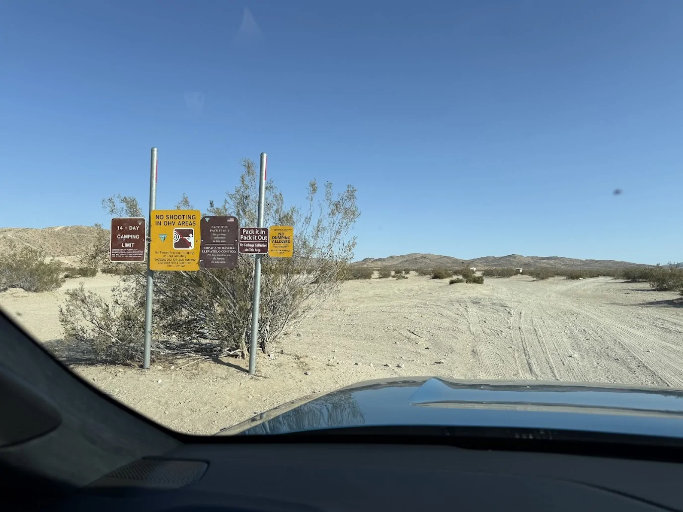 Rivian R1T R1S Desert roads between SoCal & Vegas 1