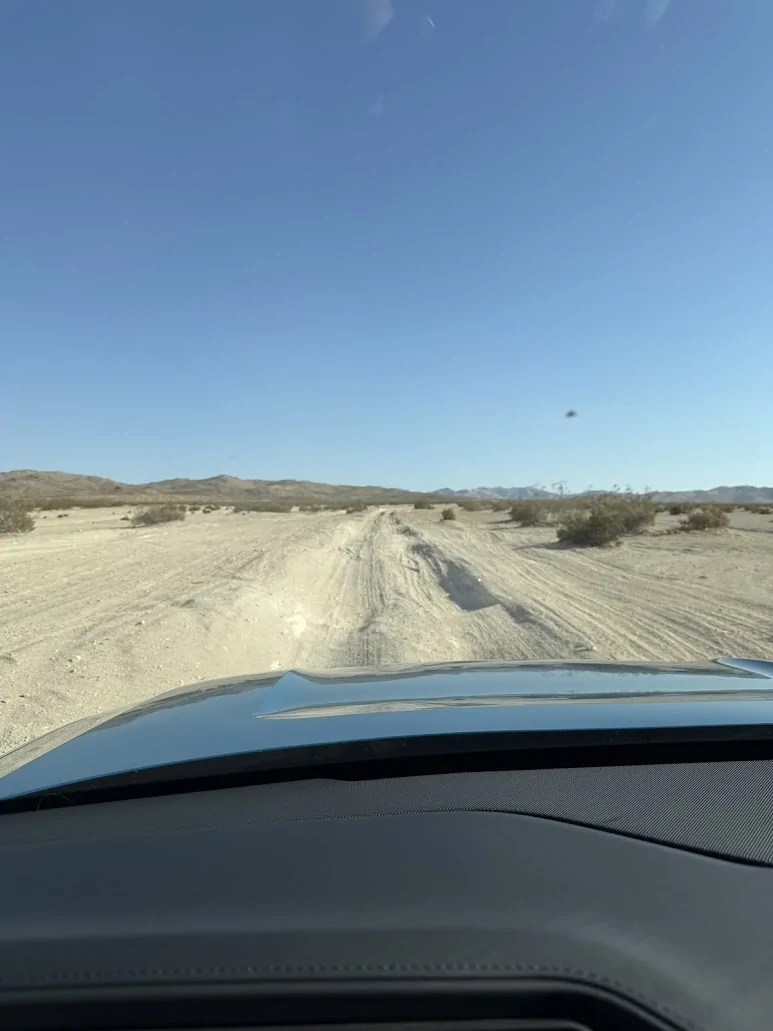 Rivian R1T R1S Desert roads between SoCal & Vegas 2