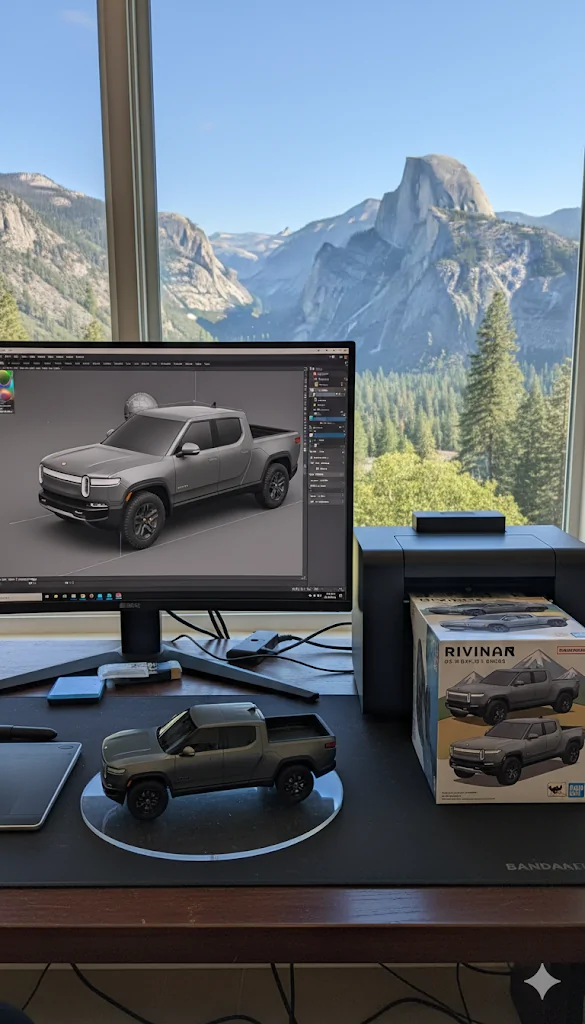 Rivian R1T R1S Fun AI Images of Your Rivian - Try This and Post Yours 1758911160965-j