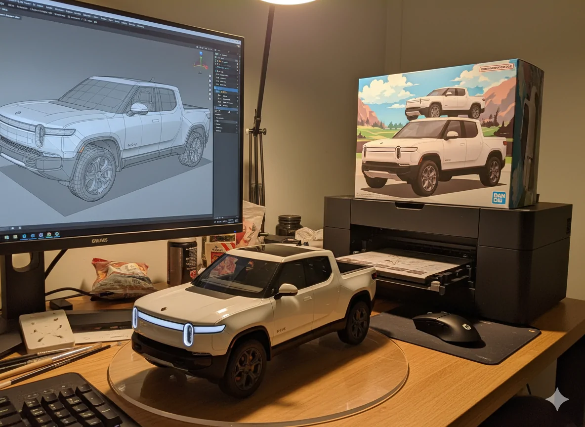 Rivian R1T R1S Fun AI Images of Your Rivian - Try This and Post Yours 1758911320113