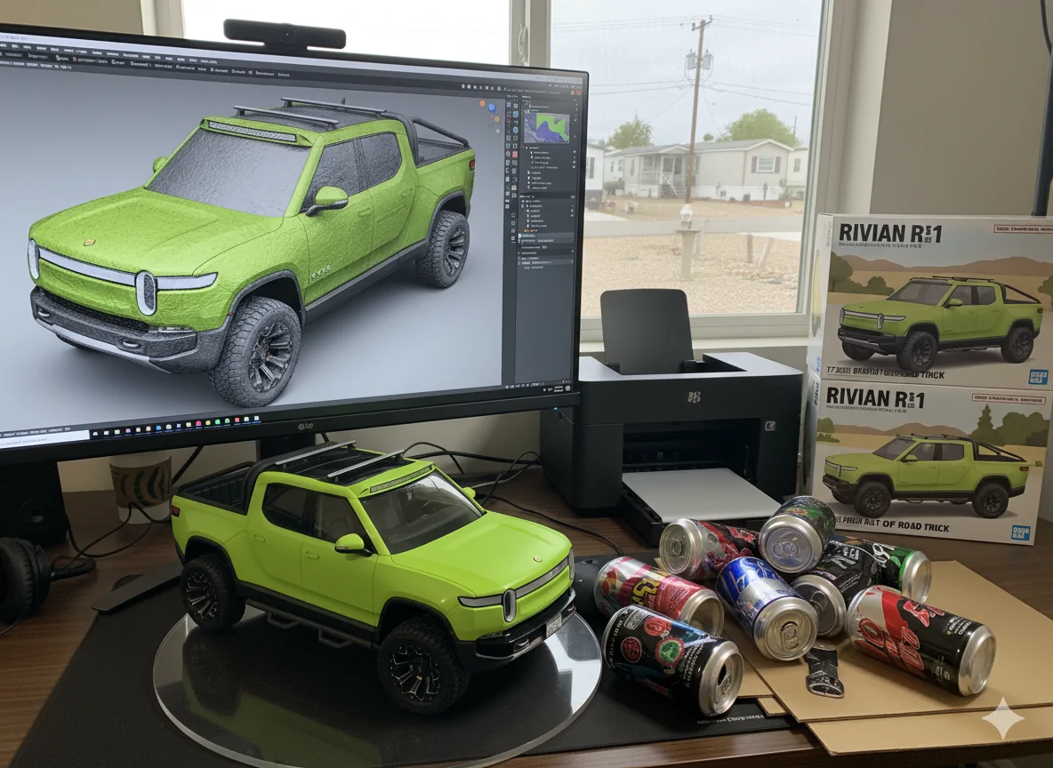 Rivian R1T R1S Fun AI Images of Your Rivian - Try This and Post Yours Gemini_Generated_Image_1ayac51ayac51aya
