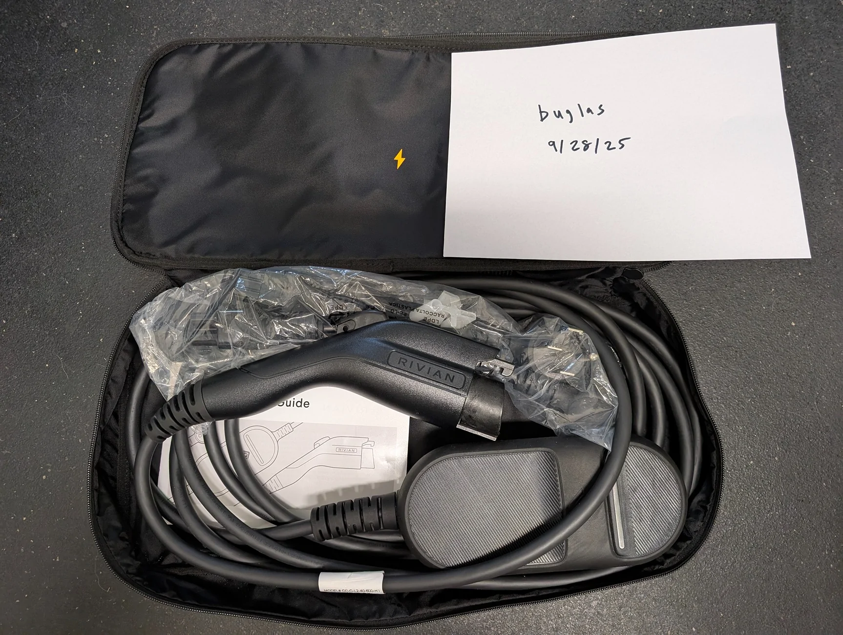Rivian R1T R1S Rivian Portable Charger - J1772 PXL_20250929_004134011