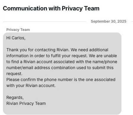 Rivian R1T R1S Can I disable all data collection from my vehicle? 1759252488004-xn