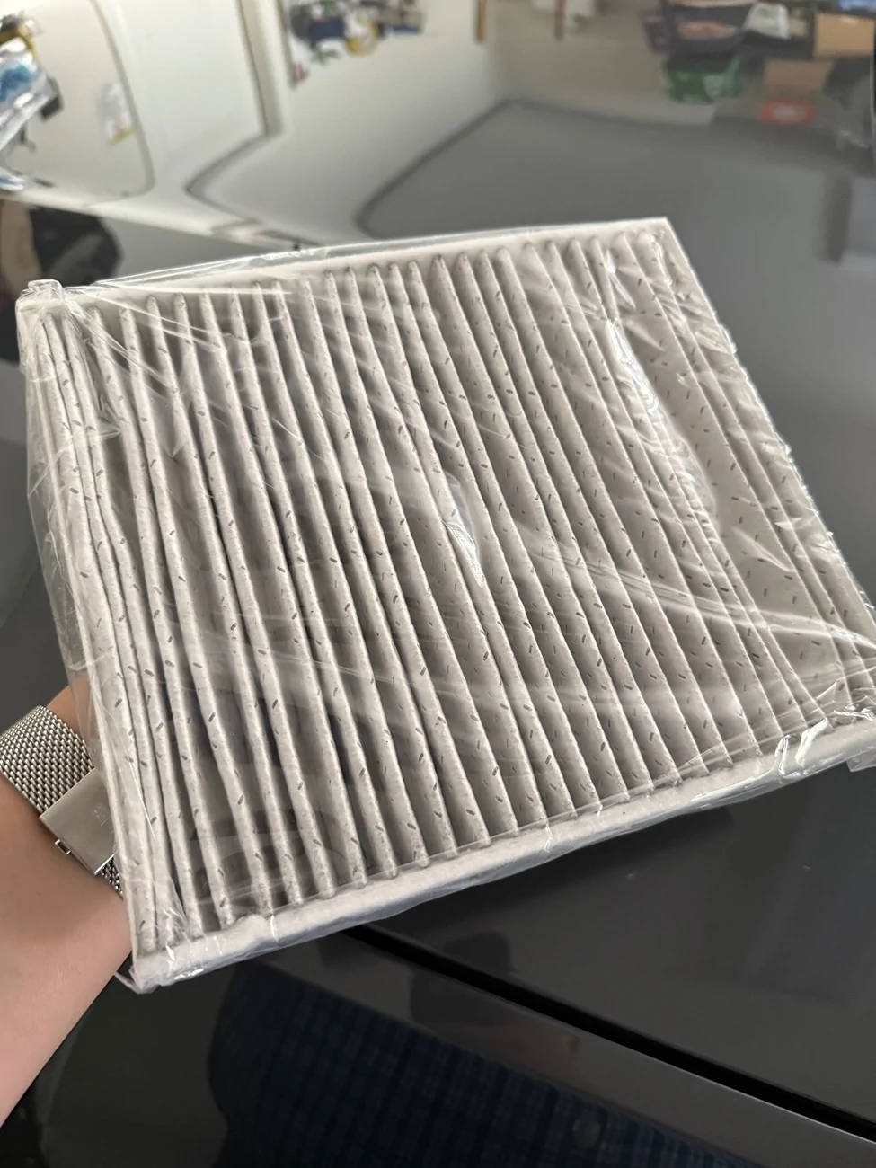 Rivian R1T R1S VION air filter installed IMG_5490