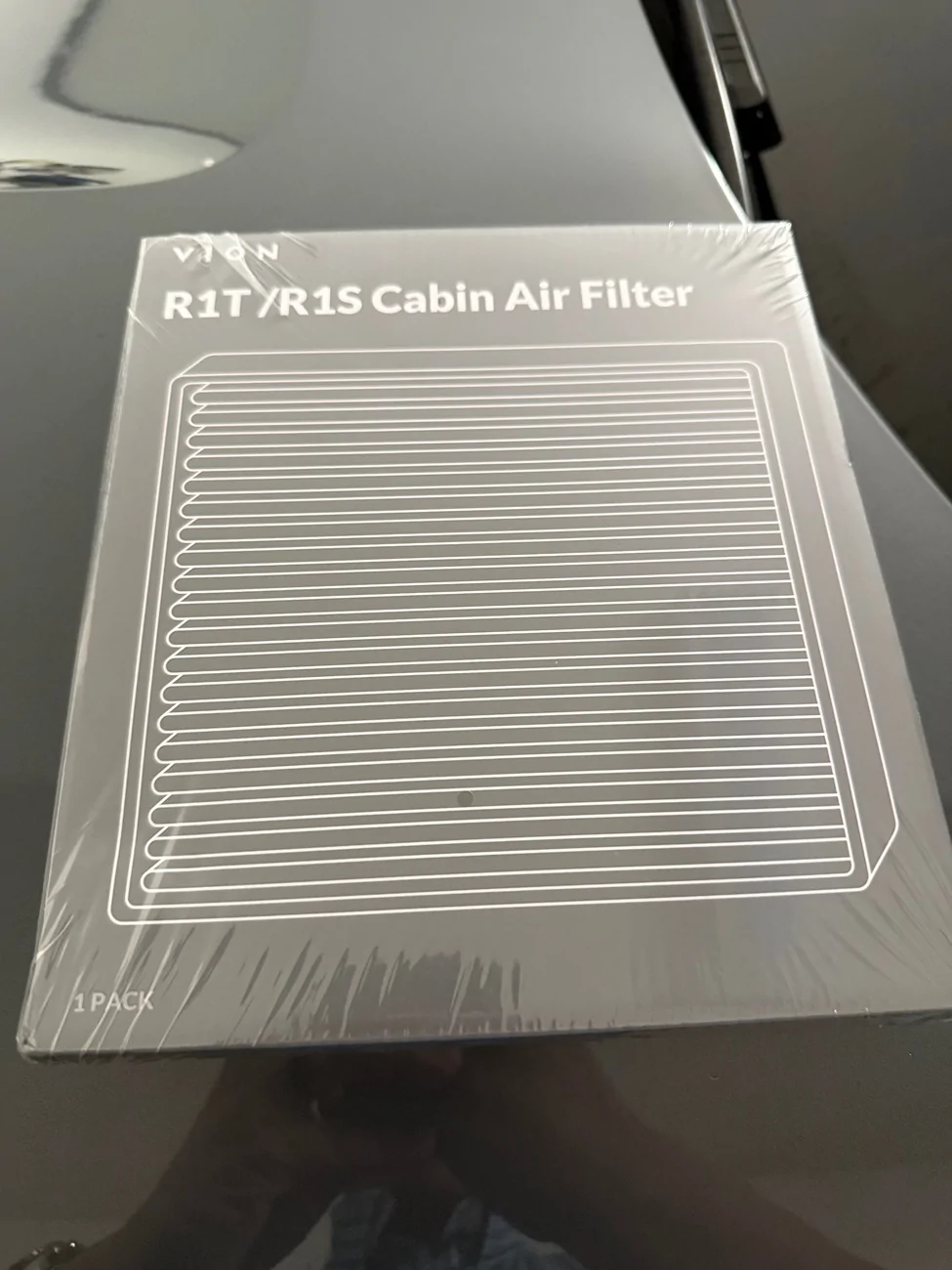 Rivian R1T R1S VION air filter installed IMG_5488