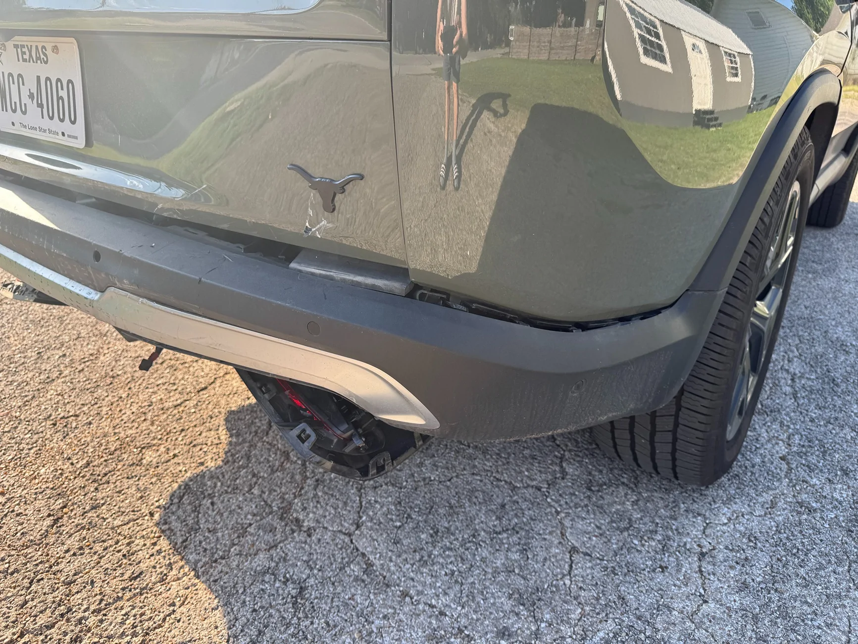 Rivian R1T R1S R1S rear ended today IMG_6541