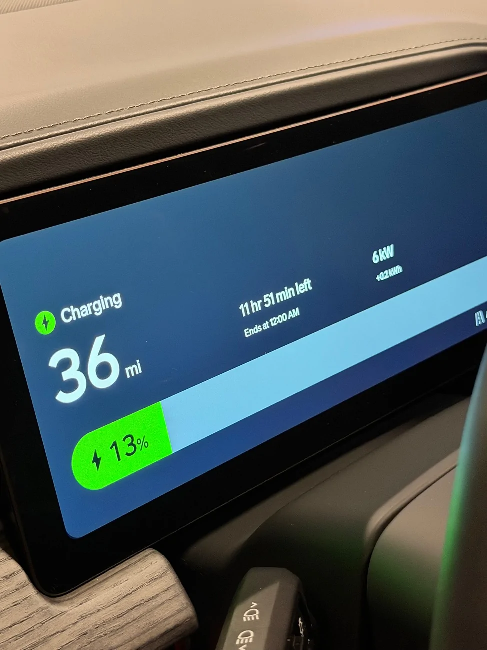 Rivian R1T R1S Charging Done Time: Always Midnight IMG_0383