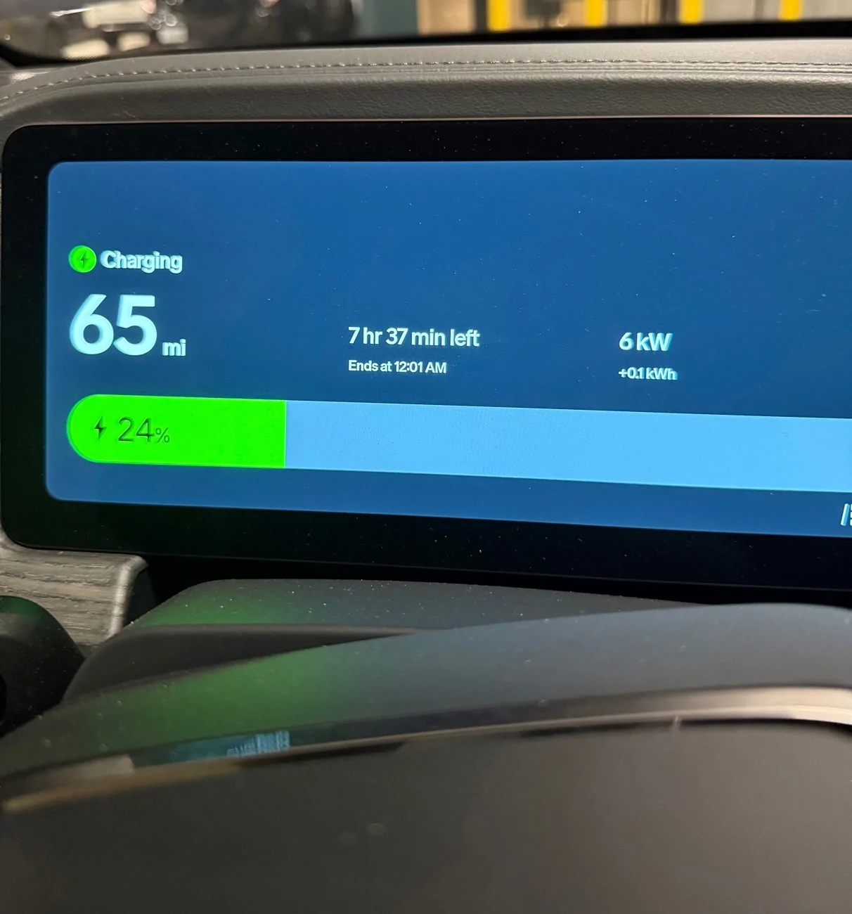 Rivian R1T R1S Charging Done Time: Always Midnight IMG_6031