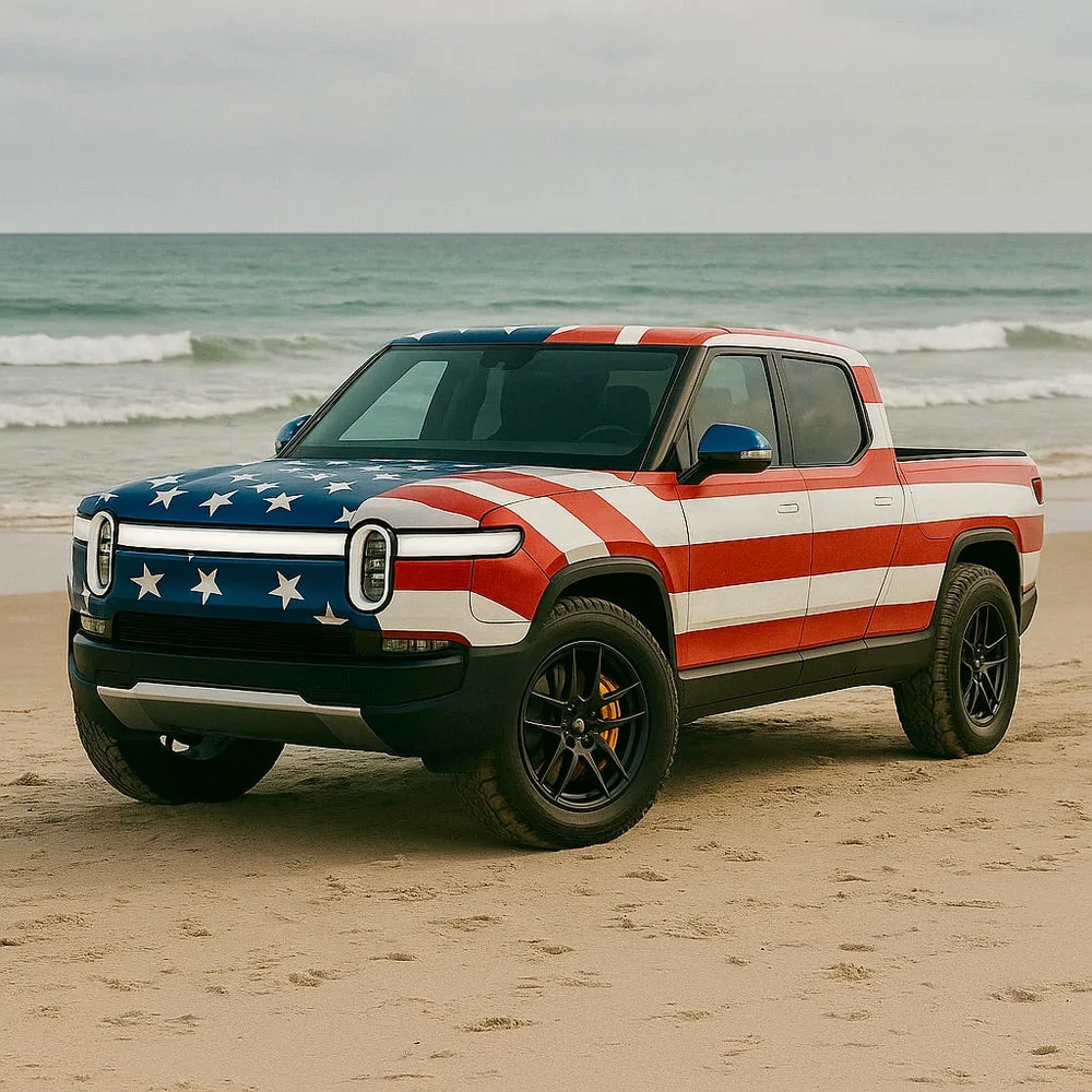 Rivian R1T R1S First ever DIY pre-cut Color PPF Wrap for R1T - 12hrs install time 1000006098