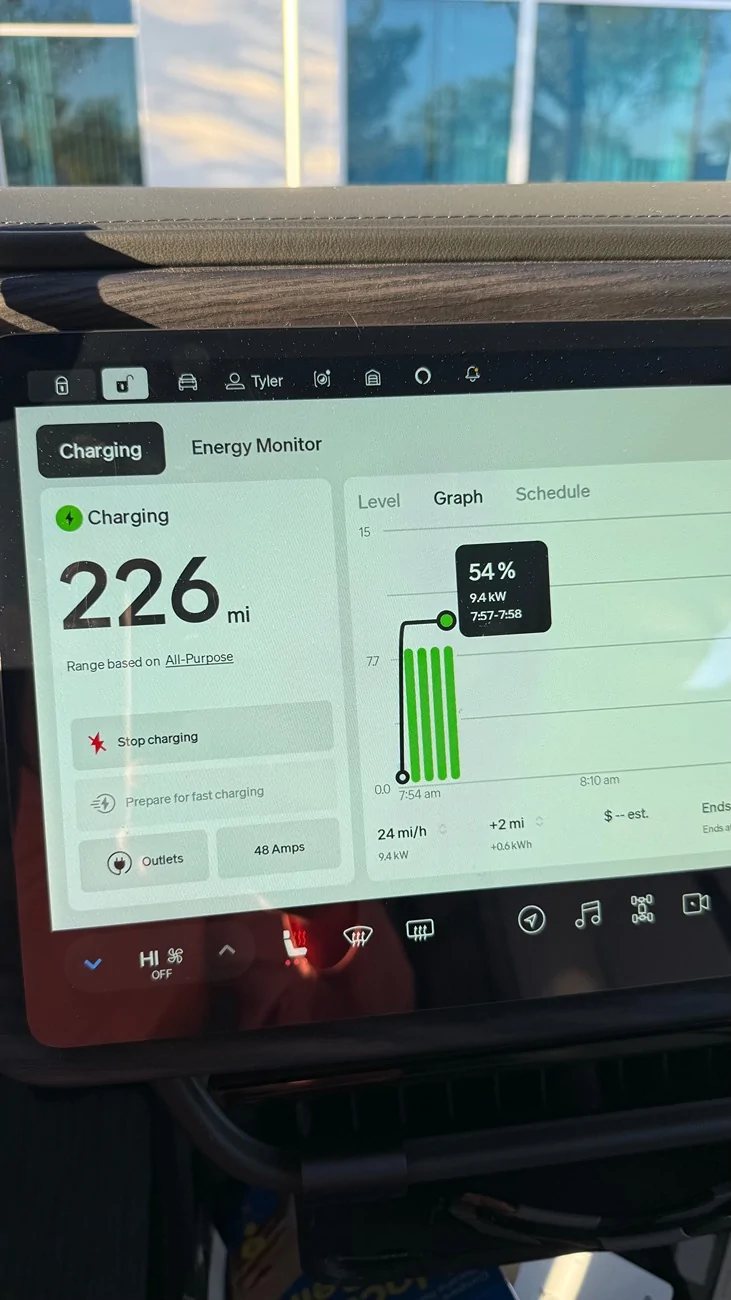 Rivian R1T R1S Charging issues IMG_0262