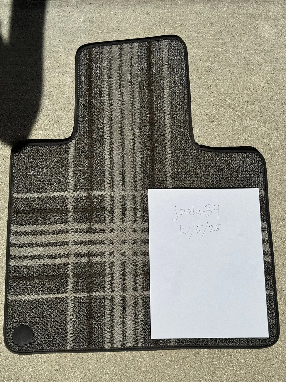 Rivian R1T R1S Plaid Floor Mats from 2025 R1S Tri-motor - $200 OBO IMG_2467
