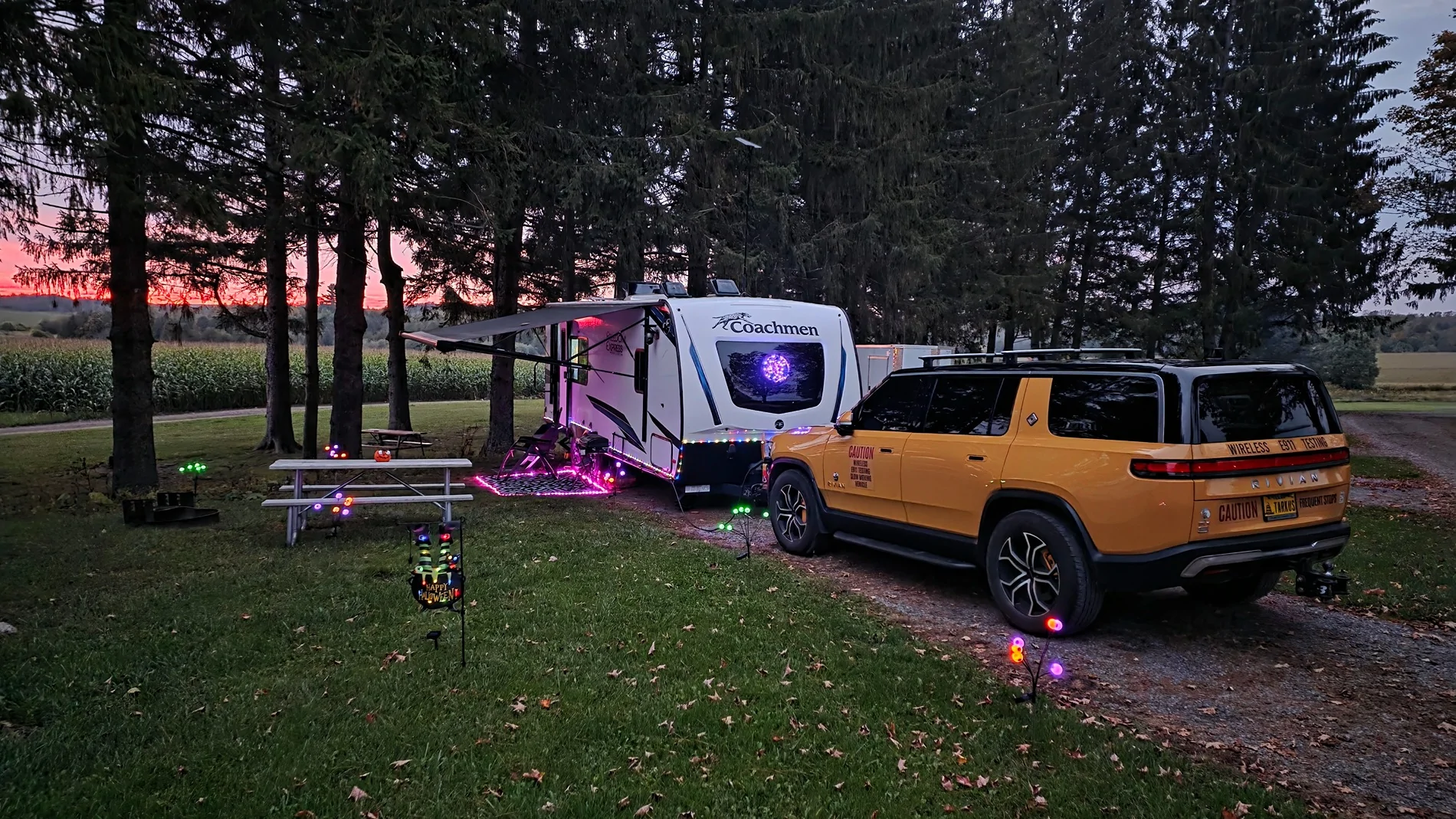 Rivian R1T R1S Towing + Efficiency: Please post your experience! 20250927_190756
