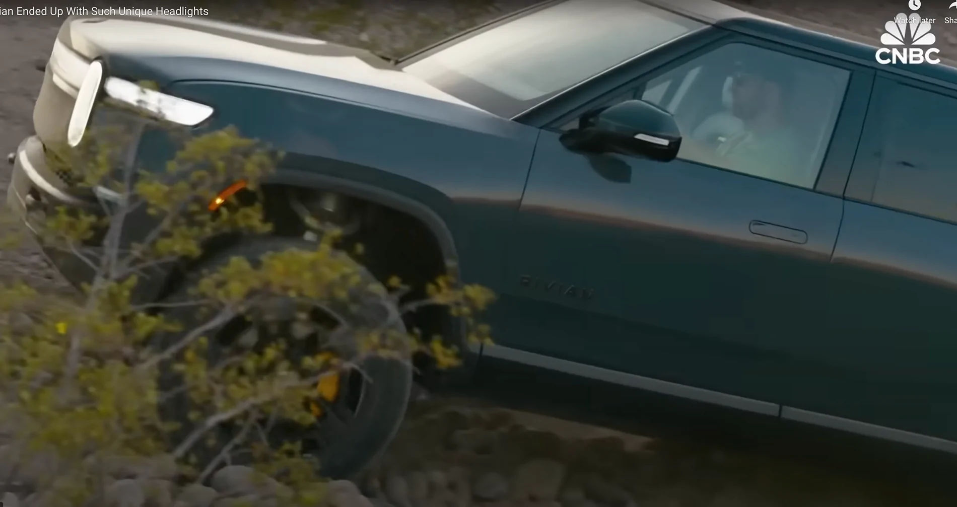 Rivian R1T R1S CNBC feature from Rivian Design Studio in Irvine, CA Screenshot 2025-10-06 at 17.22.58