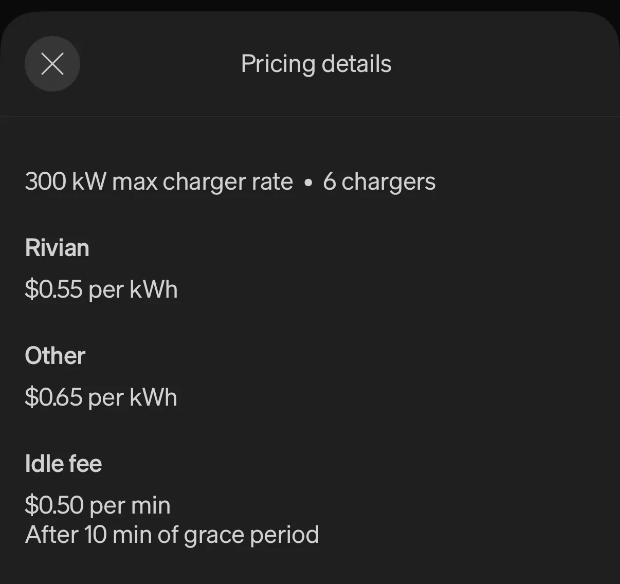 Rivian R1T R1S Idle fee hate IMG_0244