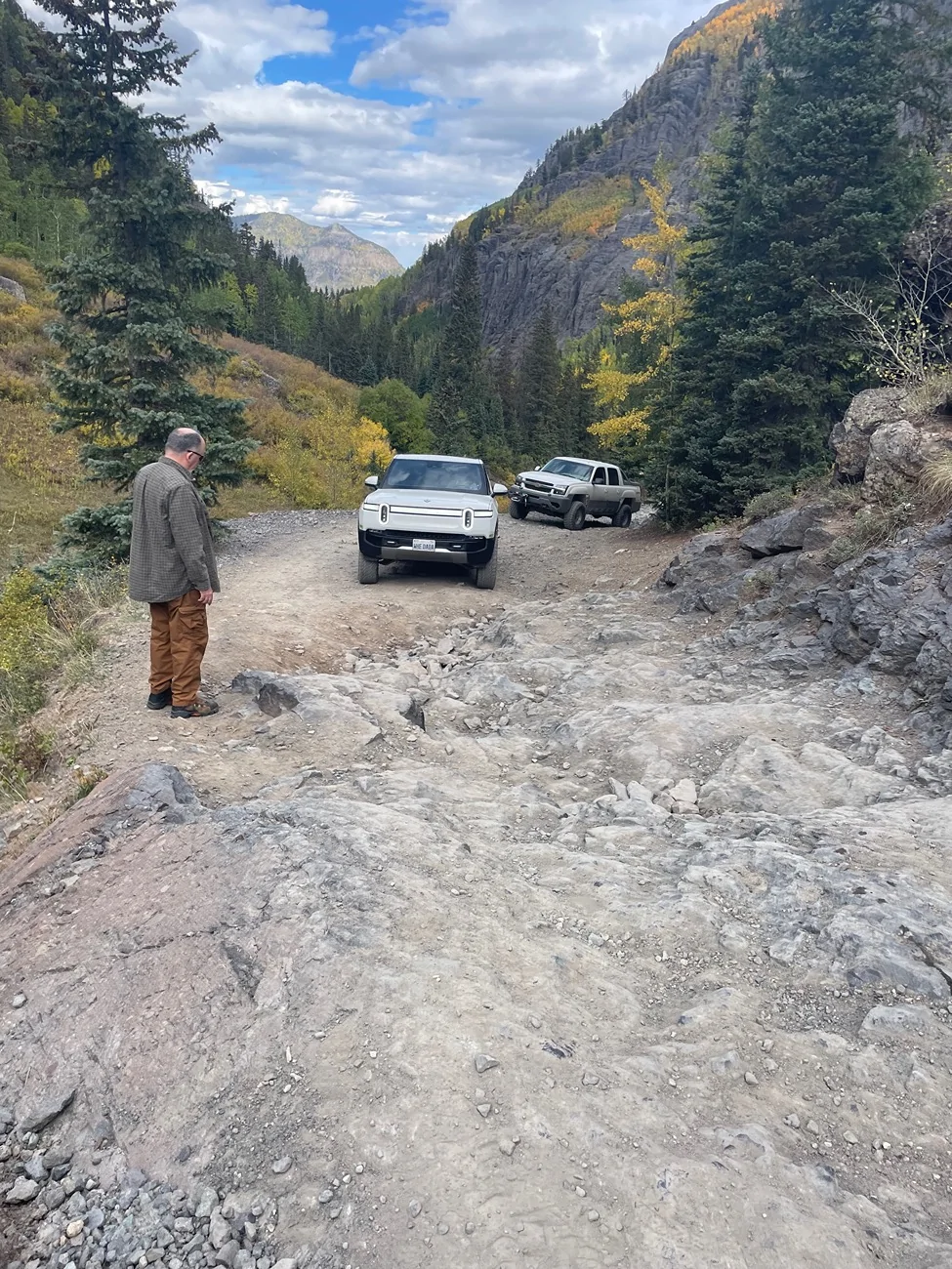 Rivian R1T R1S Mineral Creek Trail - Ouray, CO 9/26 IMG_4912