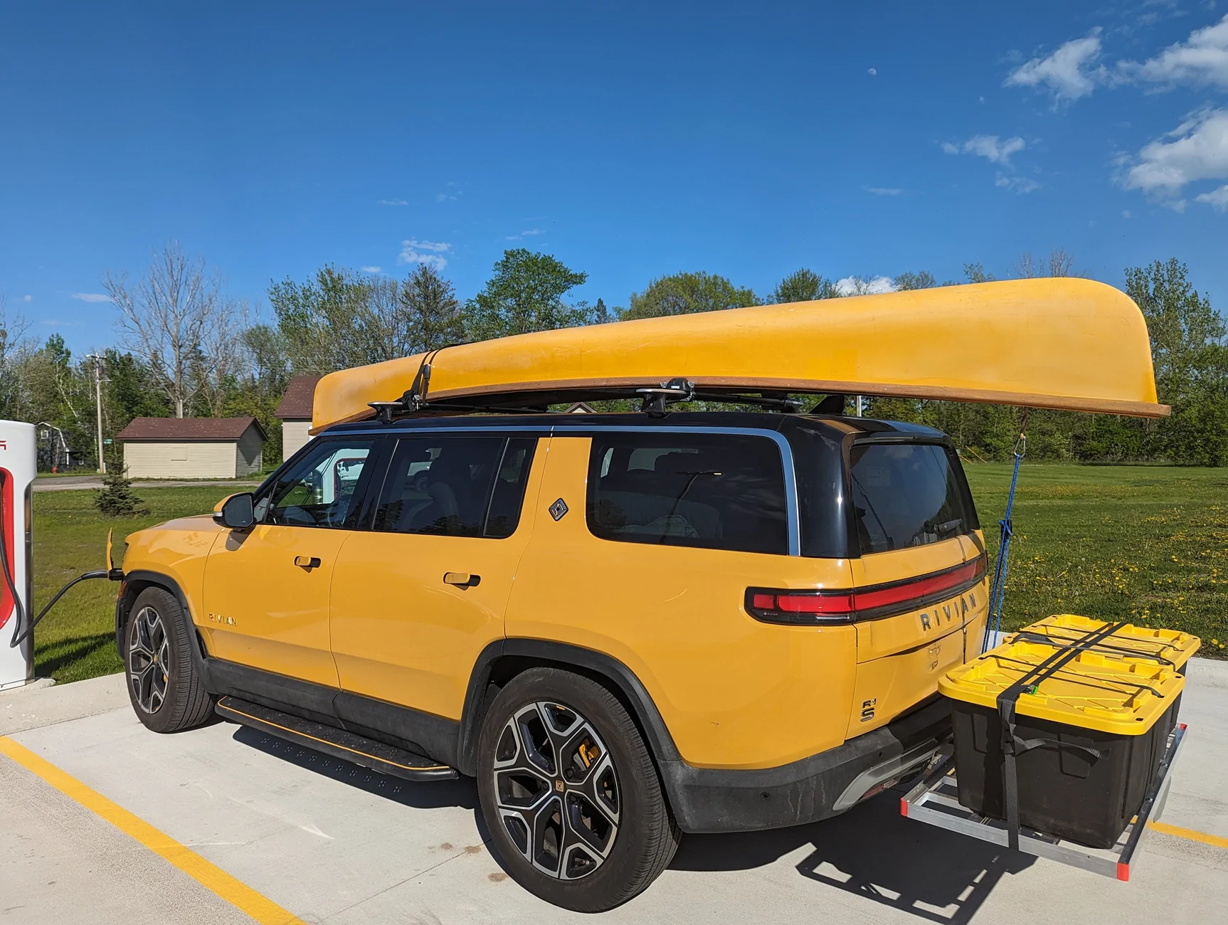 Rivian R1T R1S Does overlanding with kids in an EV work? PXL_20240517_220719777~2