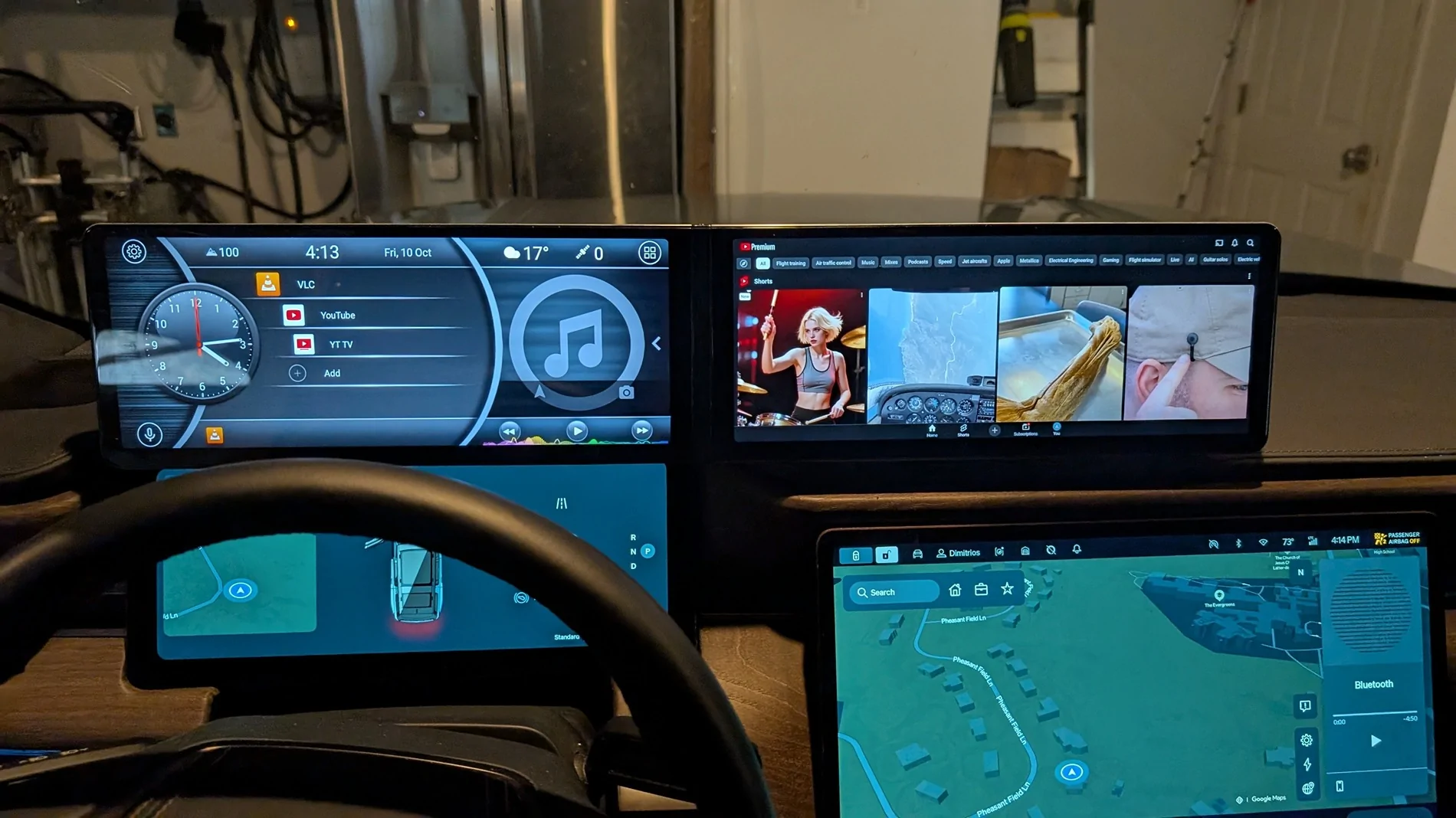Rivian R1T R1S Added dual Android screens PXL_20251010_201402441