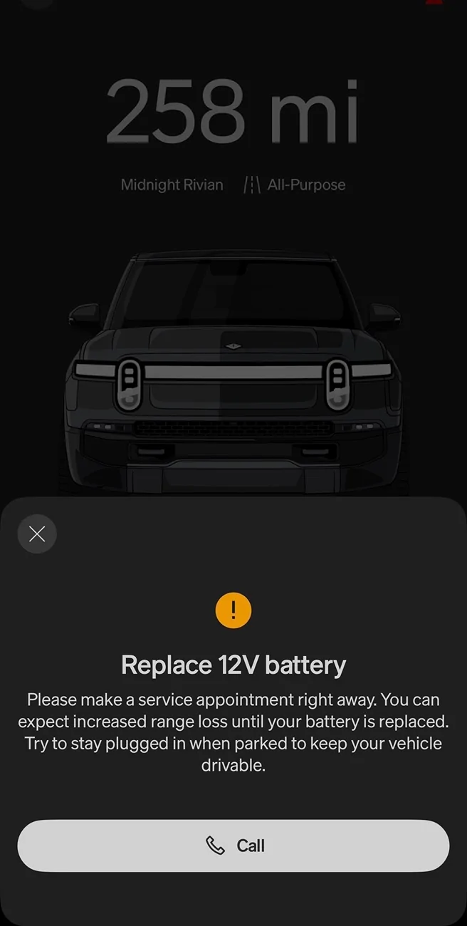 Rivian R1T R1S 12v Lead Acid Battery Replacement IMG_1140