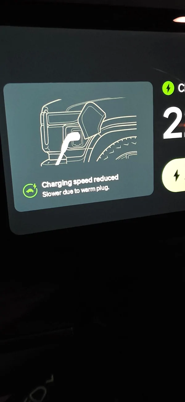Rivian R1T R1S Slow Charging/Warm Plug on Rivian Home Charger 20251012_191428