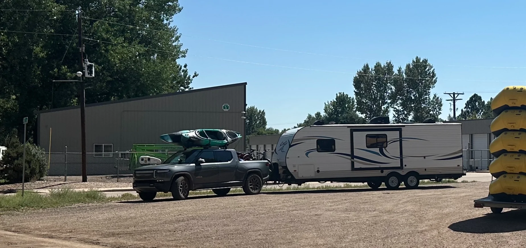 Rivian R1T R1S Anyone towing 6,500 lbs or more with any regularity? r1tcamper