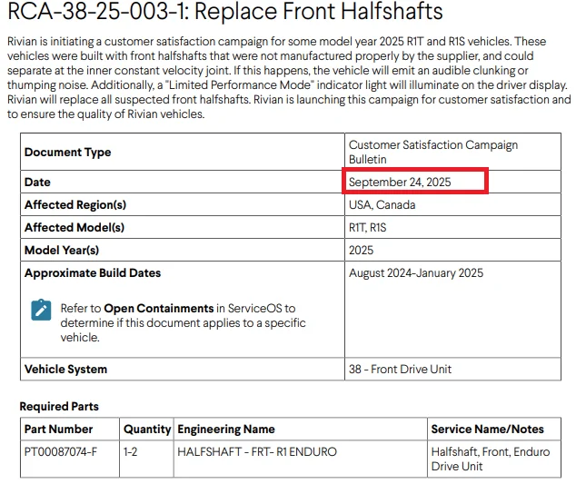 Rivian R1T R1S Half-Shaft issue thread 1760459835096-j4