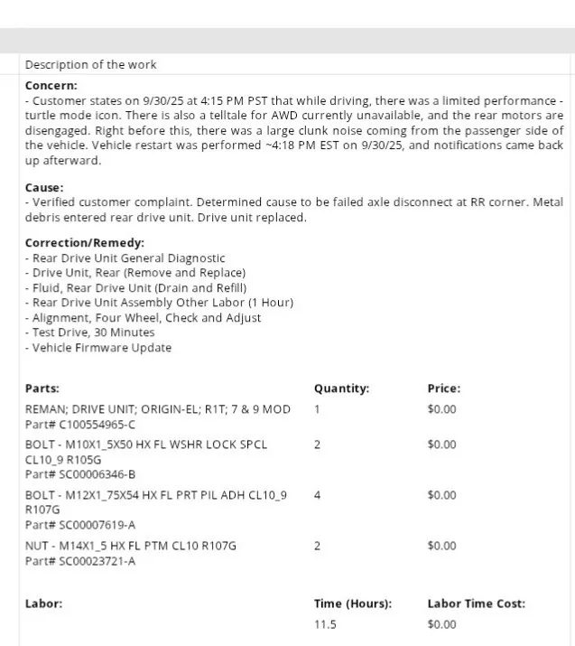Rivian R1T R1S When it rains, your motor blows 1000006231