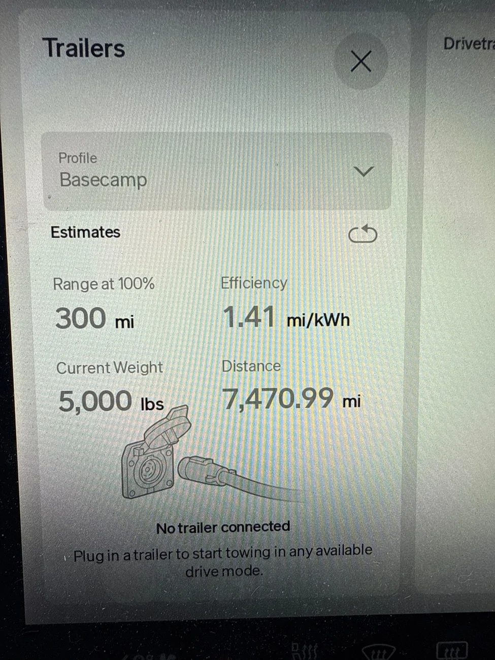 Rivian R1T R1S Towing + Efficiency: Please post your experience! imag