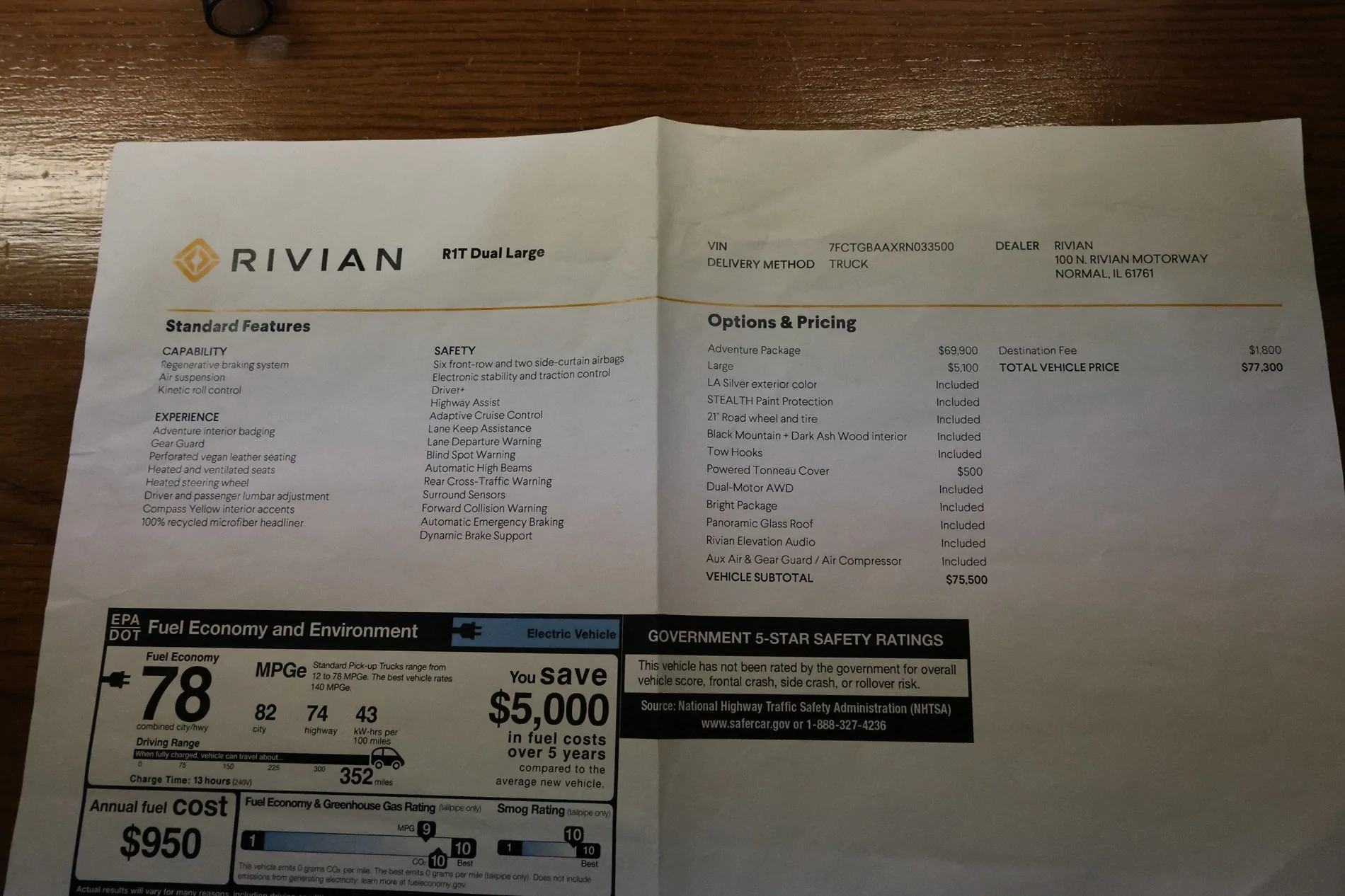 Rivian R1T R1S *** Price Reduced *** For Sale 2024 R1T Dual Motor Large Battery $51500 CJ3A2426